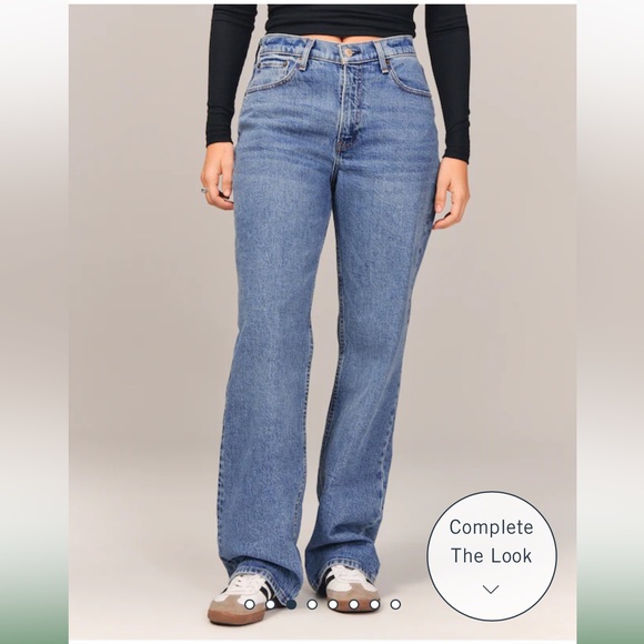 Curve Love Mid Rise Baggy Jean - Picture 2 of 9